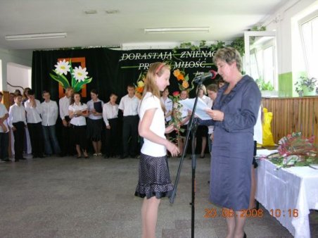 Zakonczenie roku szkolnego 2007/2008