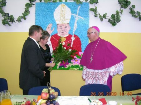 Poświecenie kamienia węgielnego sali widowiskowo-sportowej