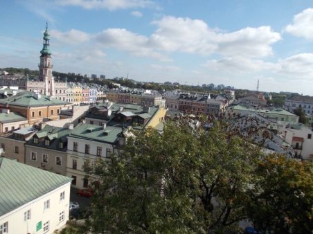 Trzecioklasiści w Zamościu