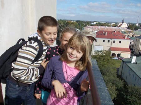 Trzecioklasiści w Zamościu