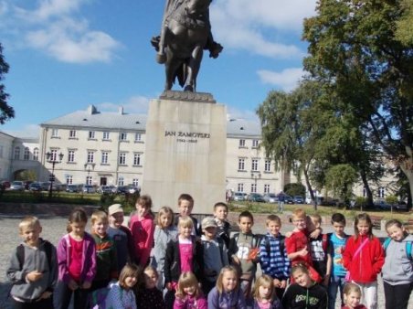 Trzecioklasiści w Zamościu