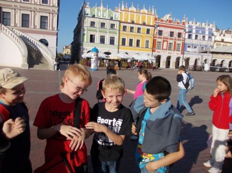 Trzecioklasiści w Zamościu