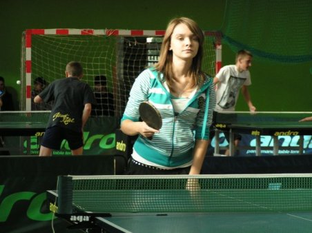 Triumf gimnazjalistek w tenisie stołowym