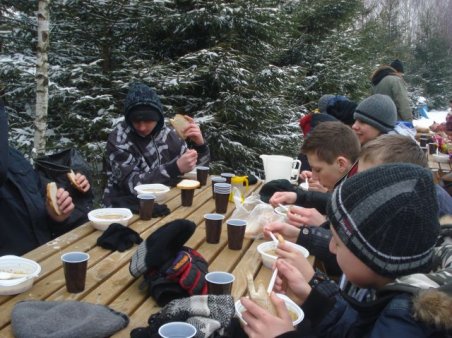 Kulig klas IIc i IId