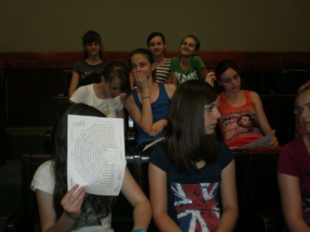 Gimnazjaliści w Warszawie