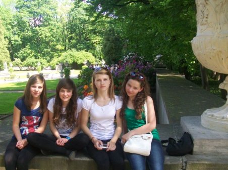 Gimnazjaliści w Warszawie