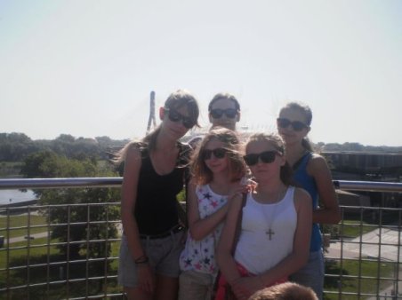 Gimnazjaliści w Warszawie