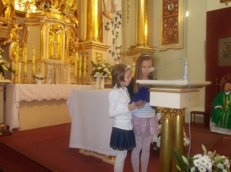 Pielgrzymka dziękczynna klasy II