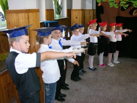 Ślubowanie pierwszoklasistów