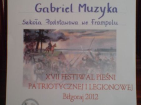 Gabryś Laureatem