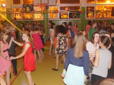 Zabawa choinkowa Gimnazjum