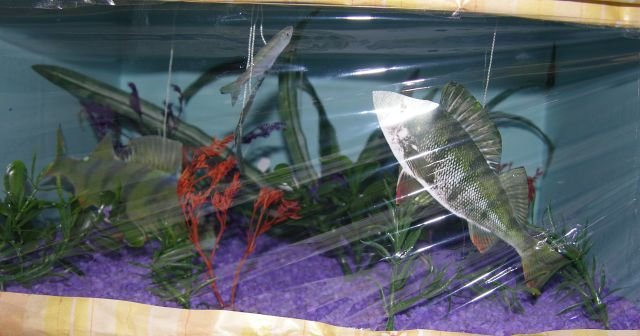 "Akwarium" - wystawa prac plastycznych uczniów kl. IVa i IVb