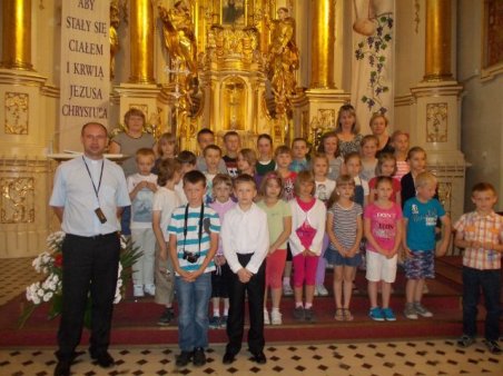 Drugoklasiści w Krasnobrodzie