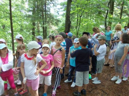 Drugoklasiści w Krasnobrodzie