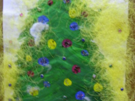 Wystawa prac plastycznych o tematyce bożonarodzeniowej