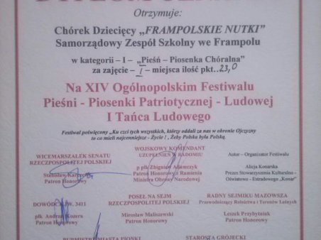 Wielki sukces &#8222;Frampolskich Nutek&#8221;