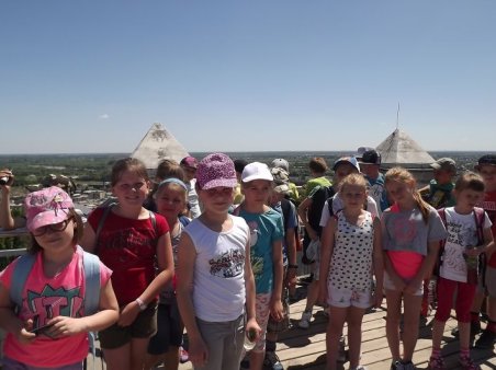 Trzecioklasiści w Sandomierzu