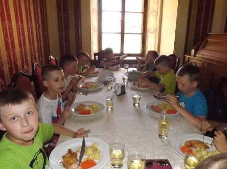 Trzecioklasiści w Sandomierzu