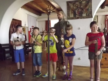 Trzecioklasiści w Sandomierzu