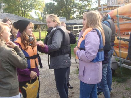 Gimnazjaliści popłynęli Wieprzem