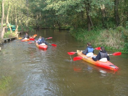 Gimnazjaliści popłynęli Wieprzem