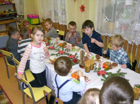 Wigilijnie w przedszkolu