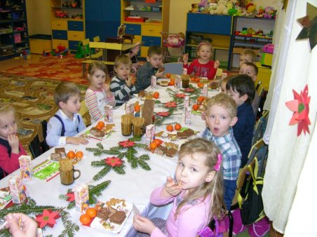 Wigilijnie w przedszkolu