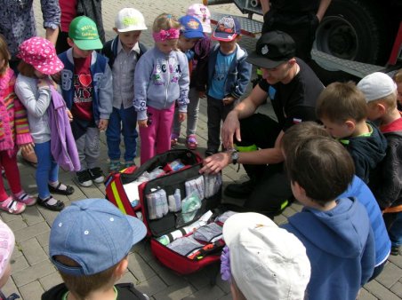 Strażacy w przedszkolu