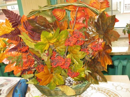 Jesienne dekoracje w klasach