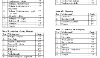 Dowozy uczniów od 5 września 2023 r.