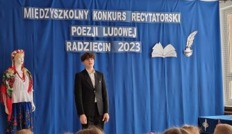 Międzyszkolny Konkurs Recytatorski Poezji Ludowej 