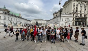 Czwartoklasiści i piątoklasiści w stolicy