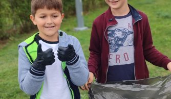 Klasy 1–3 sprzątają Ziemię!